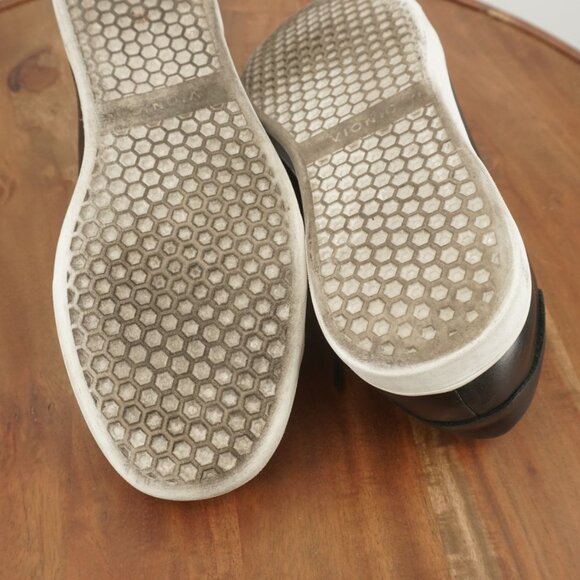 F#71 Vionic Baldwin Mens Sneakers Lace Up Shoes Black Leather Size 12 - Picture 12 of 12